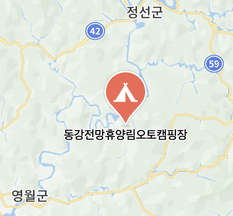 동강전망휴양림오토캠핑장