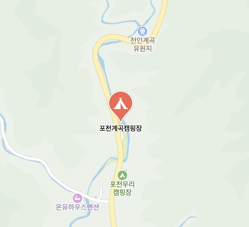 포천계곡캠핑장